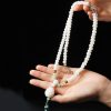 Pulsera de Protección con Semillas de Bodhi Blancas White Bodhi Seed Protection Bracelet