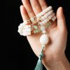 Pulsera de Protección con Semillas de Bodhi Blancas White Bodhi Seed Protection Bracelet