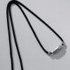 Schutzanhänger mit Neun-Augen-Dzi-Perle aus 999er Sterlingsilber 999 Sterling Silver Nine-Eye Dzi Bead Protection Necklace Pendant