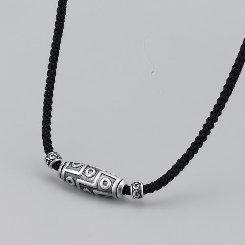 Collar con dije de Ojo de Tigre de Plata de Ley 999 para Protección Collar con dije de Ojo de Tigre de Plata de Ley 999 para Protección