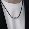 Schutzanhänger mit Neun-Augen-Dzi-Perle aus 999er Sterlingsilber 999 Sterling Silver Nine-Eye Dzi Bead Protection Necklace Pendant