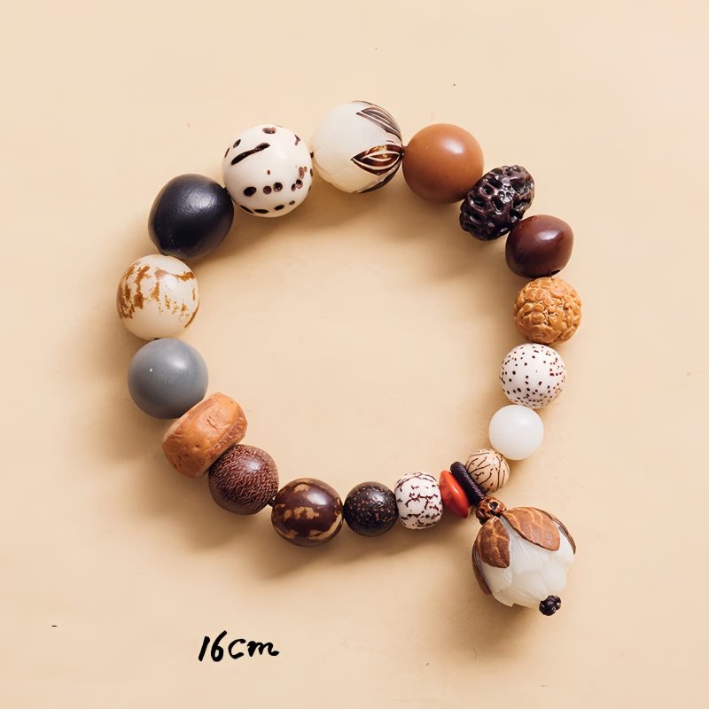 Gelang Kebijaksanaan Lotus Biji Bodhi Bodhi Seed Lotus Wisdom Bracelet