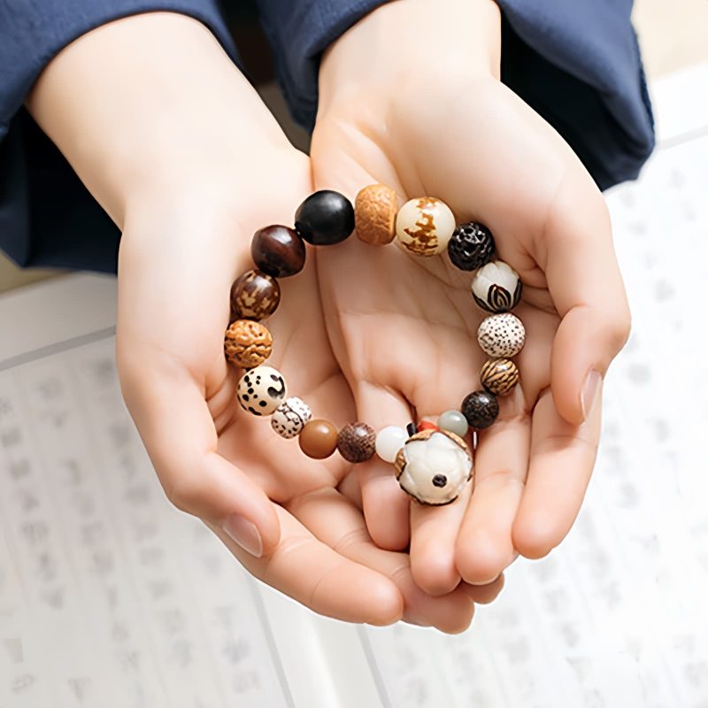 Gelang Kebijaksanaan Lotus Biji Bodhi Bodhi Seed Lotus Wisdom Bracelet