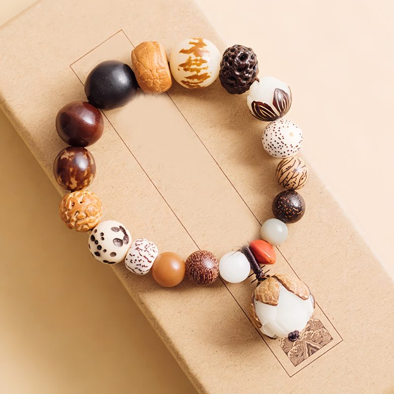 Gelang Kebijaksanaan Lotus Biji Bodhi Bodhi Seed Lotus Wisdom Bracelet