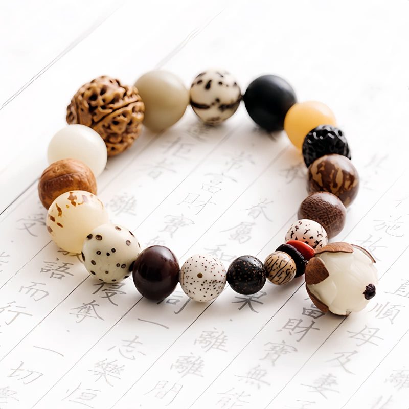 Gelang Kebijaksanaan Lotus Biji Bodhi Bodhi Seed Lotus Wisdom Bracelet