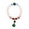 Pulsera de Paz Tallada con Semillas de Bodhi Bodhi Seed Carved Peace Bracelet