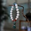 Pulsera de Paz Tallada con Semillas de Bodhi Bodhi Seed Carved Peace Bracelet