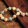 Pulsera de Armonía de Sándalo Verde y Semilla de Bodhi Bodhi Seed Green Sandalwood Harmony Bracelet