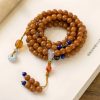 Pulsera Mala de Meditación con 108 Cuentas de Semilla de Bodhi Bodhi Seed 108 Beads Meditation Mala Bracelet