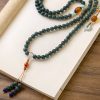 Pulsera Mala de Meditación con 108 Cuentas de Semilla de Bodhi Bodhi Seed 108 Beads Meditation Mala Bracelet