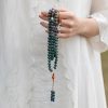 Pulsera Mala de Meditación con 108 Cuentas de Semilla de Bodhi Bodhi Seed 108 Beads Meditation Mala Bracelet
