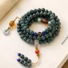 Pulsera Mala de Meditación con 108 Cuentas de Semilla de Bodhi Bodhi Seed 108 Beads Meditation Mala Bracelet