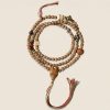 Pulsera Mala de Ágata Roja y Semillas de Bodhi: Sabiduría y Serenidad Bodhi Seed Red Agate Wisdom Mala Bracelet