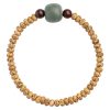 Pulseira de Sabedoria de Sementes de Bodhi e Sândalo Vermelho Bodhi Seed and Red Sandalwood Wisdom Bracelet