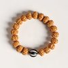 Pulsera de la Abundancia con Cuentas Dzi de Tres Ojos y Semillas de Bodhi Bodhi Seed Three-eyed Dzi Bead Wealth Bracelet