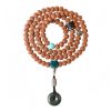 Pulsera de la Abundancia con Cuentas Dzi de Tres Ojos y Semillas de Bodhi Bodhi Seed Three-eyed Dzi Bead Wealth Bracelet