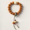 Pulsera de la Abundancia con Cuentas Dzi de Tres Ojos y Semillas de Bodhi Bodhi Seed Three-eyed Dzi Bead Wealth Bracelet