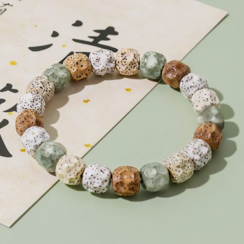 Pulsera de la Abundancia con Semillas de Bodhi Pulsera de la Abundancia con Semillas de Bodhi
