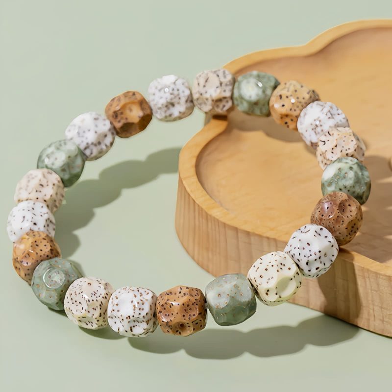 カラフル菩提樹の富のブレスレット Colorful Bodhi Seed Wealth Bracelet