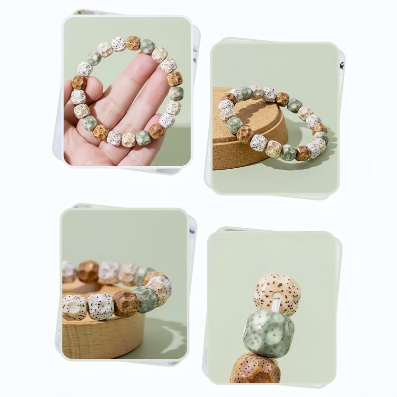 カラフル菩提樹の富のブレスレット Colorful Bodhi Seed Wealth Bracelet