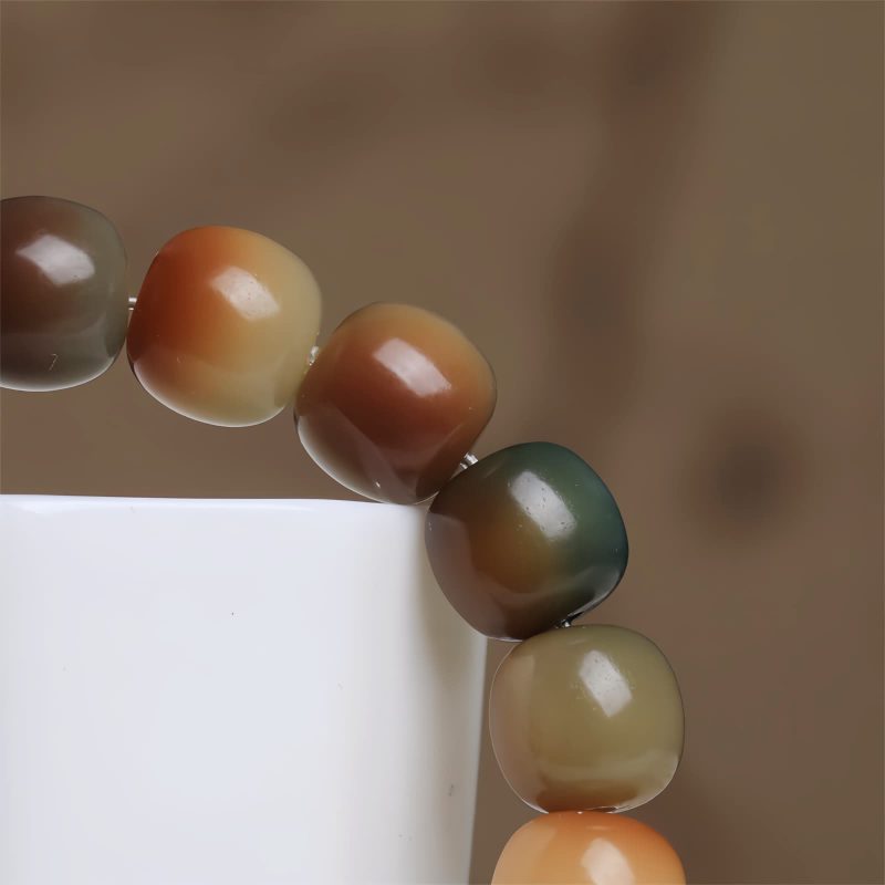 Pulsera de Paz con Semillas de Bodhi de Colores Colorful Bodhi Seed Peace Bracelet