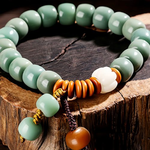 Pulsera de Semilla de Bodhi Cian para el Éxito Pulsera de Semilla de Bodhi Cian para el Éxito