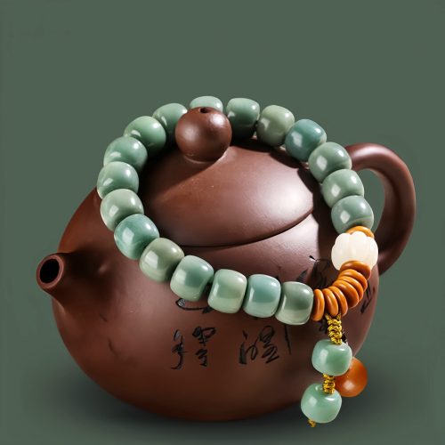 Pulsera de Semilla de Bodhi Cian para el Éxito Pulsera de Semilla de Bodhi Cian para el Éxito