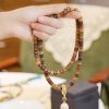 Pulsera de Meditación Armonía con Semillas de Bodhi Grabadas Engraved Bodhi Seed Harmony Meditation Bracelet