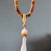 Pulsera de Meditación Armonía con Semillas de Bodhi Grabadas Engraved Bodhi Seed Harmony Meditation Bracelet