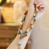 Pulsera de Meditación Armonía con Semillas de Bodhi Grabadas Engraved Bodhi Seed Harmony Meditation Bracelet