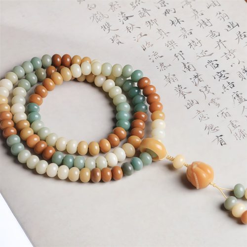 Pulsera de Semillas de Bodhi Tallada a Mano para la Paz Pulsera de Semillas de Bodhi Tallada a Mano para la Paz