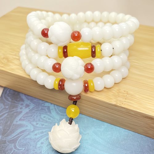 Pulsera de Protección con Semillas de Bodhi de Loto Pulsera de Protección con Semillas de Bodhi de Loto