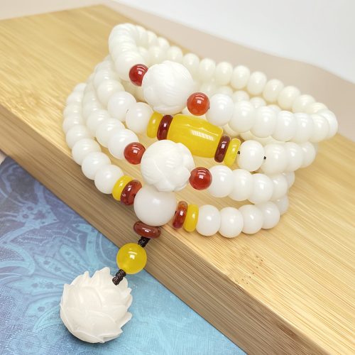 Pulsera de Protección con Semillas de Bodhi de Loto Pulsera de Protección con Semillas de Bodhi de Loto