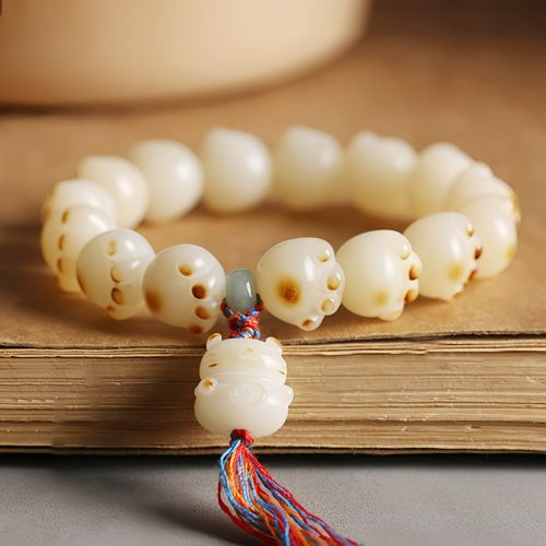 Pulsera Armonía Pata de Gato Semilla de Bodhi Natural Pulsera Armonía Pata de Gato Semilla de Bodhi Natural