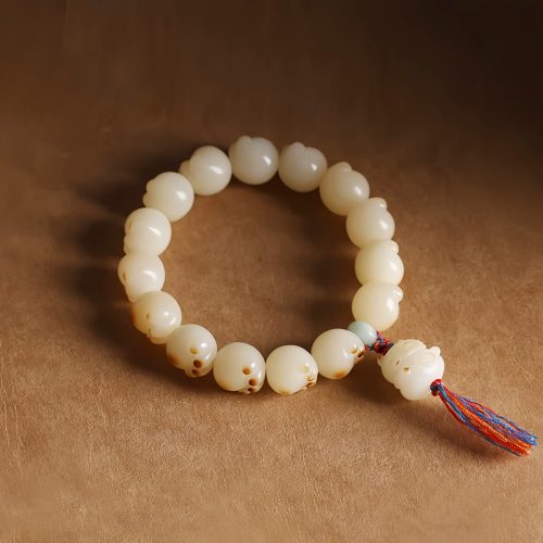 Pulsera Armonía Pata de Gato Semilla de Bodhi Natural Pulsera Armonía Pata de Gato Semilla de Bodhi Natural