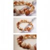 Gelang Perdamaian Kelinci Biji Bodhi Alami Natural Bodhi Seed Rabbit Peace Bracelet