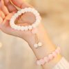 Gelang Kucing Keberuntungan Biji Bodhi Alami Natural Bodhi Seed Lucky Cat Paw Bracelet