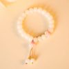 Gelang Kucing Keberuntungan Biji Bodhi Alami Natural Bodhi Seed Lucky Cat Paw Bracelet