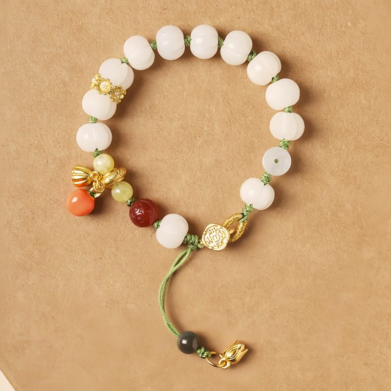 Gelang Harmoni Bijih Bodhi Alami Natural Bodhi Seed Tibetan Harmony Bracelet