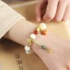 Gelang Harmoni Bijih Bodhi Alami Natural Bodhi Seed Tibetan Harmony Bracelet