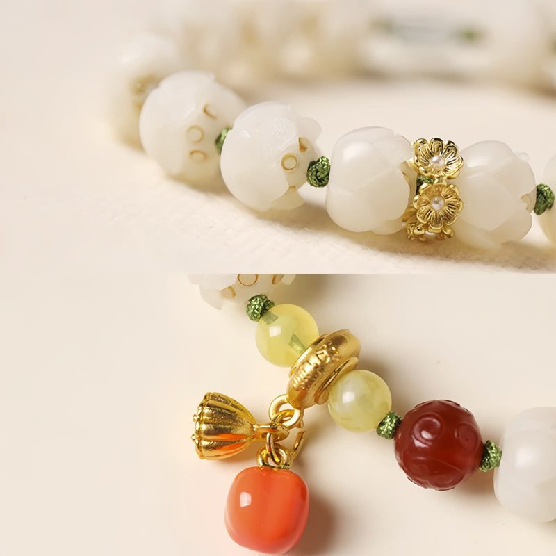 Gelang Harmoni Bijih Bodhi Alami Natural Bodhi Seed Tibetan Harmony Bracelet