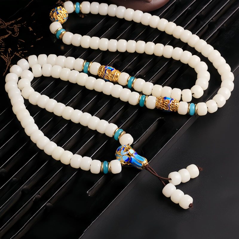 Gelang Kekayaan Bijih Bodhi Alami Natural Bodhi Seed Wealth Bracelet