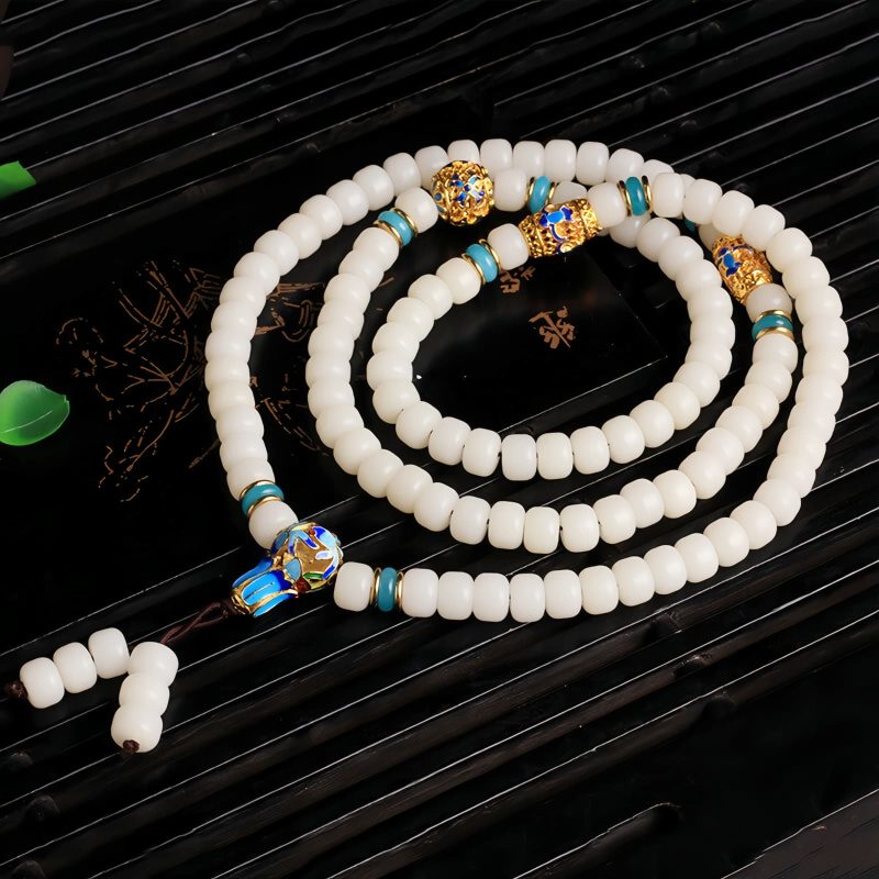 Gelang Kekayaan Bijih Bodhi Alami Natural Bodhi Seed Wealth Bracelet