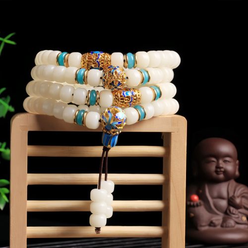 Pulsera de la Abundancia con Semillas de Bodhi Naturales Pulsera de la Abundancia con Semillas de Bodhi Naturales