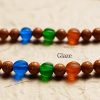 Pulsera Tibetana de Semillas de Bodhi de 108 Cuentas: Pulsera de Sabiduría Tibet 108 Mala Bodhi Seed Wisdom Bracelet