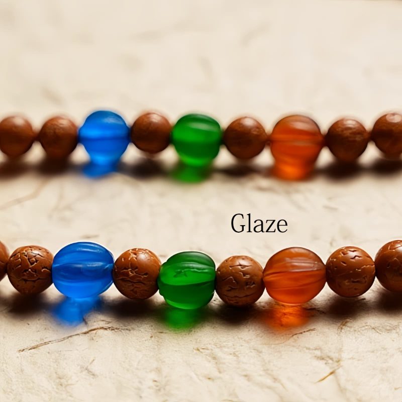 Pulsera Tibetana de Semillas de Bodhi de 108 Cuentas: Pulsera de Sabiduría Tibet 108 Mala Bodhi Seed Wisdom Bracelet