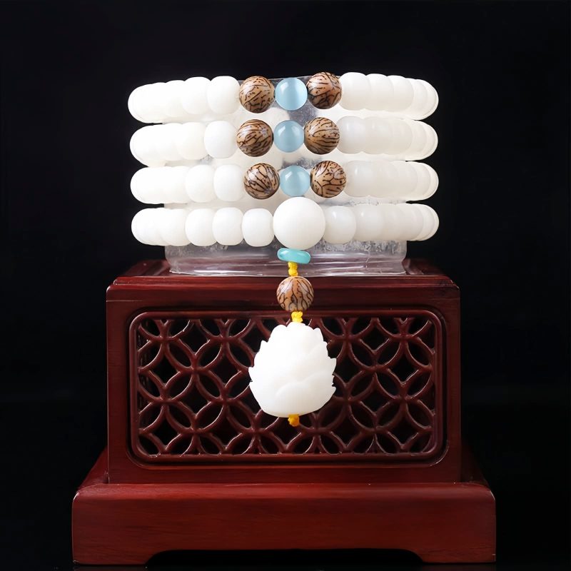 チベット菩提樹の種平和ブレスレット Tibetan Bodhi Seed Peace Bracelet