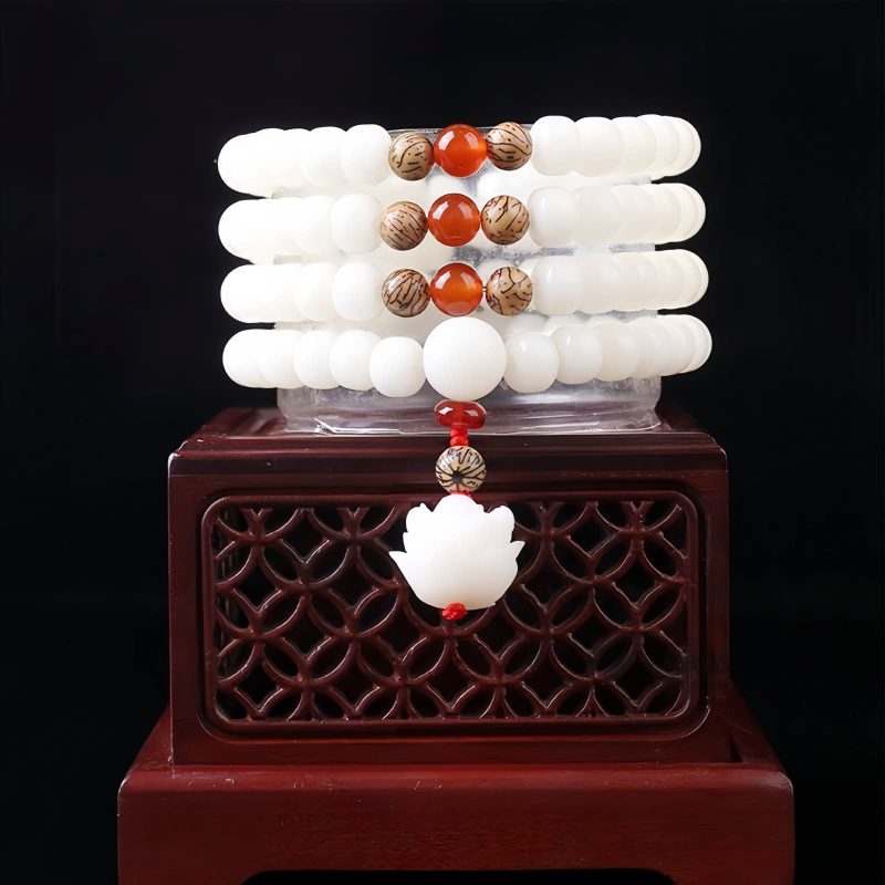 チベット菩提樹の種平和ブレスレット Tibetan Bodhi Seed Peace Bracelet