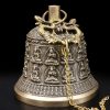 جرس نواة الرياح النحاسي التبتي ذو التنين Tibetan Copper Dragon Wind Chime Bell