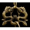 جرس نواة الرياح النحاسي التبتي ذو التنين Tibetan Copper Dragon Wind Chime Bell